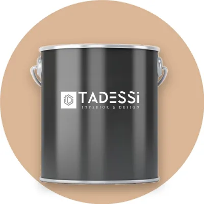Produktbild von TADESSI Wandfarbe Beige - Honigbeige - abwaschbare Innenfarbe matt - Dispersionsfarbe - Geruchsarm und Lösemittelfrei - 5 Liter Gebinde