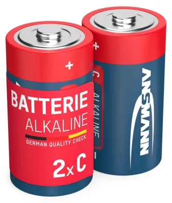 Produktbild von 2x ANSMANN Alkaline Batterie Baby C 1,5V – LR14 MN1400 Batterien (2 Stück)
