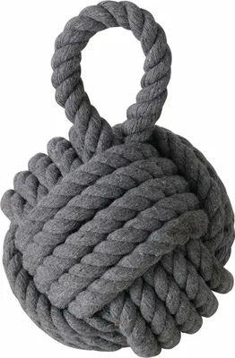 Produktbild von Boltze Turstopper-Knopf - 1,2 Kilo - grau - Jute - 23 x 15 cm