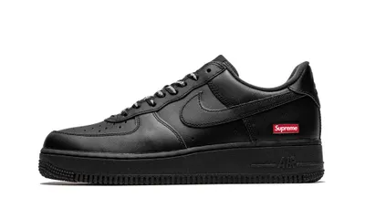 Produktbild von Nike Air Force 1 Low Supreme Black – EU38 CU9225-001