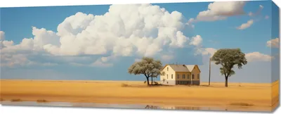 Zdjęcie produktu dla Obraz 100x40cm Domostwo
