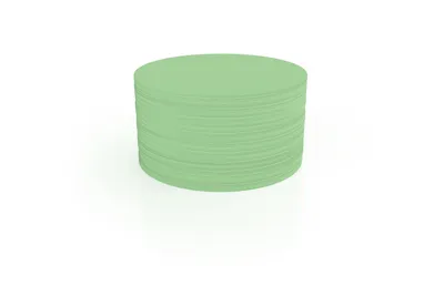 Produktbild von magnetoplan Kommunikationskarten rund grün, 500 Stk. Ø 140 mm