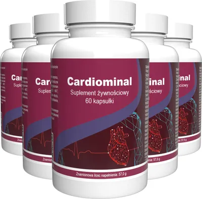 Immagine prodotto di Cardiominal - 300 capsule (5x60) ad alto dosaggio - Ricetta originale dalla Svizzera - Vegano e vegetale con vitamine e minerali - Confezione da 5