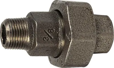 Image de Union Noire Mf15x21 Raccord Démontable Pour Tuyauterie - Générique