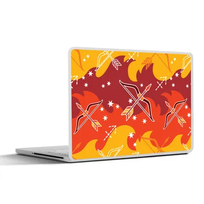 Produktbild von MuchoWow® Laptop Aufkleber Sticker Cover Schütze - Tierkreiszeichen - Design 31x22.5 cm - Laptop-Deko