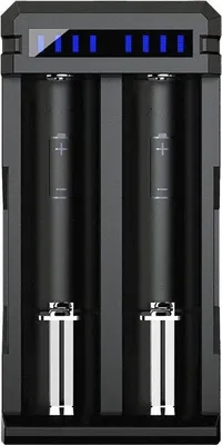 Zdjęcie produktu dla Szybka ładowarka do akumulatorów cylindrycznych Li-ion 18650 Xtar SC2 USB-C