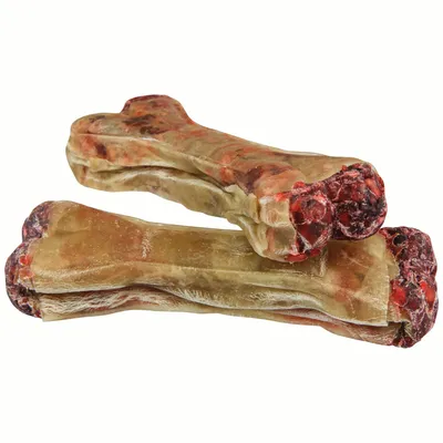 Produktbild von Gefüllter Kauknochen mit Salami Geschmack, 12 cm, 280g , (4 Stck.)