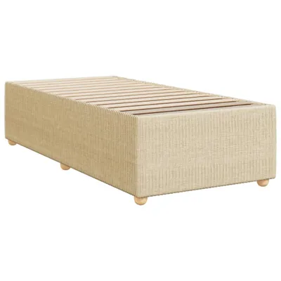 Produktbild von Bettgestell ohne Matratze Blau 90x190 cm Stoff