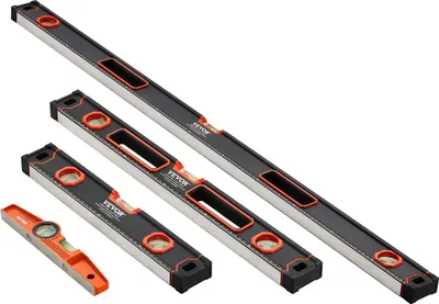 Zdjęcie produktu dla Poziomice laserowe zestaw 4 25/40/60/120 cm do precyzyjnych pomiarów