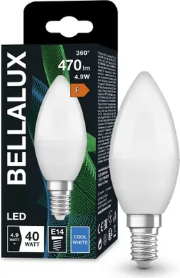 Produktbild von BELLALUX E14 LED Kerze 5W B40 matt neutralweiss wie 40W