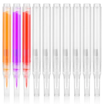 Produktbild von Leere Nachfüllbare Farbmarker mit Weicher Spitze, 10er Set