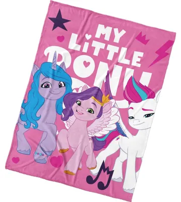 Zdjęcie produktu dla Kocyk dziecięcy My Little Pony Magiczne Przyjaźnie 130x170 cm