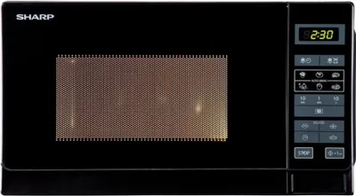 Produktbild von Sharp Mikrowelle R 742 BK-W black mit Grill