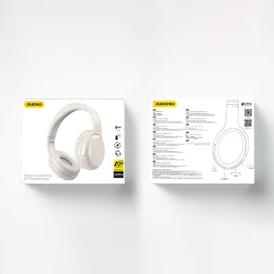Obrázok produktu pre Bezdrôtové slúchadlá do uší Dudao Anc White