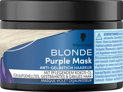 Produktbild von BLONDE Maske Purple Mask Anti-Gelbstich Effekt 150ml