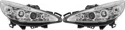 Produktbild von Scheinwerfer Set Hauptscheinwerfersatz passend für PEUGEOT 207 (WA, WC) 207 CC (WD) 207 SW (WK)