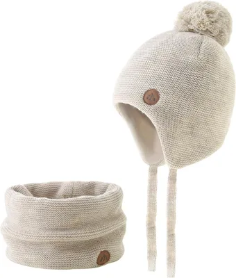 Productafbeelding van Wintermuts kinderen - Warme beanie met oorflappen - Jongens en meisjes