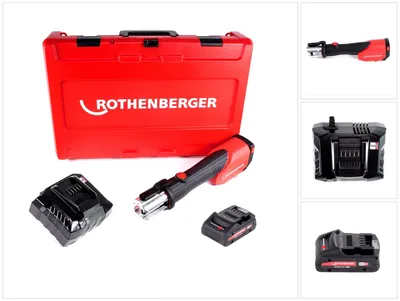 Obrázok produktu pre Rothenberger ROMAX 4000 akumulátorový lis 18V + 1x akumulátor 4,0Ah + nabíjačka + kufor