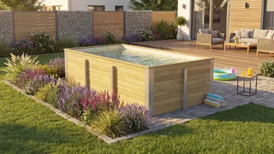 Produktbild von weka Massivholzpool Siarago Gr. 1, KI-generiertes Bild