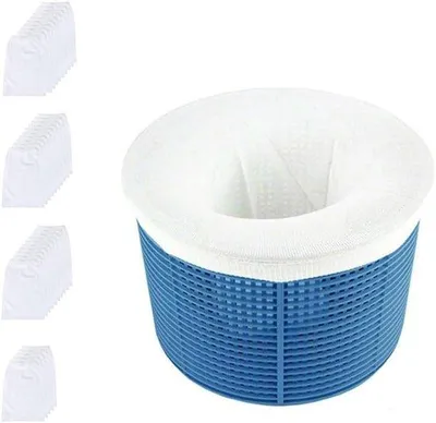 Produktbild von Famanu Set von 35 Schwimmskimmersocken - langlebige Filtersocken für Poolfilter und Skimmer