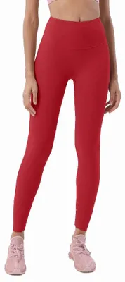 Zdjęcie produktu dla Legginsy do jogi dla kobiet EULLA, wysoki stan, kolor: bordo, rozmiar: L