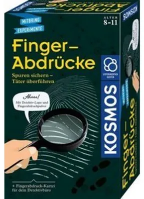 Produktbild von Kosmos Finger-Abdrücke, Experimentier-Set, 8 Jahr(e)