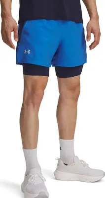 Immagine prodotto di Pantaloncini Under Armour Ua Launch 5'' 2-In-1 - blue atlantis, Größe:XL