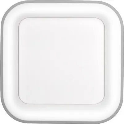 Produktbild von Solight LED quadratische Deckenleuchte Treviso, 48W, 2880lm, dimmbar, Fernbedienung, grau