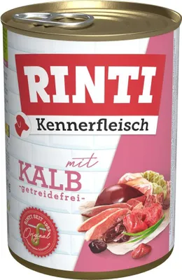 Zdjęcie produktu dla RINTI 91040, Dorosły, Każda rasa, Cielęcina, 400 g, Bez soi