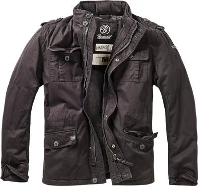 Produktbild von Brandit Britannia Winter Outdoorjacke Größe XL Farbe Schwarz