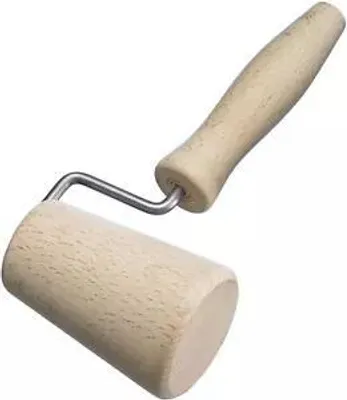 Produktbild von 1 Stück Teigroller konisch, aus Buchenholz, Teigroller Teigrolle Eckenroller