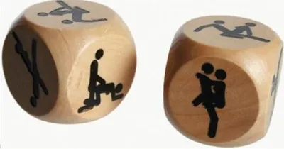 Produktbild von OOTB Holz-Würfel Kamasutra ca. 3 x 3 cm