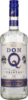 Produktbild von Don Q CRISTAL Puerto Rican Rum 40% Vol. 1l