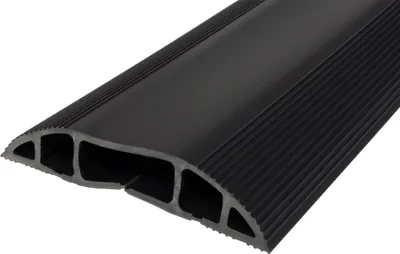Image de DATAFLEX Bande de câble en PVC, pour le sol, 83 x 15 mm, longueur 3m, noir (19.08.3103)