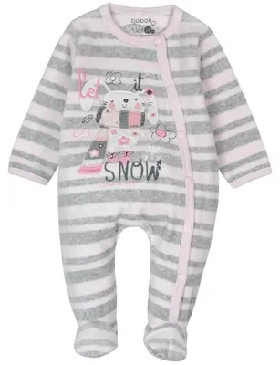 Produktbild von Bóboli Baby Mädchen Strampler Schneehase rosa Gr. 56 - 86 56
