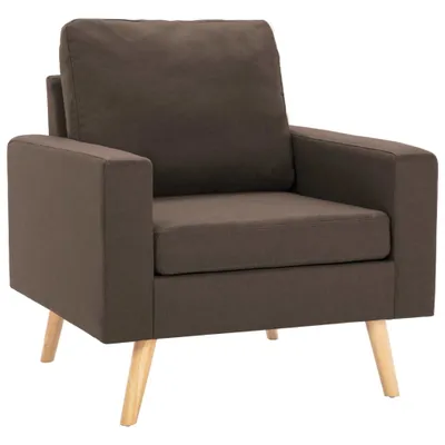 Obrázek produktu pro Křeslo hnědé textil