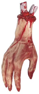 Produktbild von Blutige amputierte Hand - Horror Halloween deko
