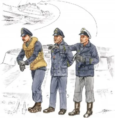Productafbeelding van Bemanning voor de torpedoboot S-100, schaal 1:72