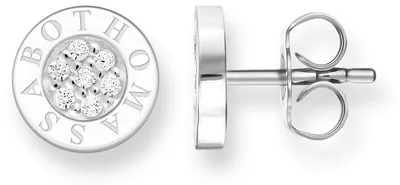 Produktbild von THOMAS SABO Ohrstecker klassisch Pavé weiß 925 Sterlingsilber