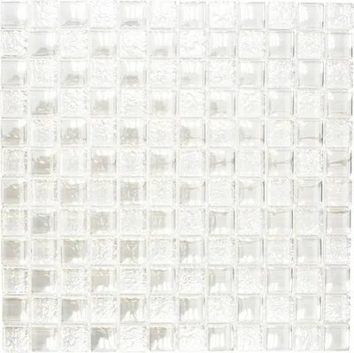 Produktbild von Glasmosaik XCM 8LU90 weiß 29,8x29,8 cm