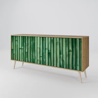 Immagine prodotto di Spacerebels cassettiera a 3 ante - credenza cassettiera - credenza alta - mobile armadio - soggiorno camera da letto - 57,5×164,5×42 (HxLxP)