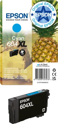 Obrázok produktu pre Epson 604XL Singlepack - 4 ml - XL - azúrová - originál