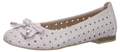 Produktbild von Caprice Ballerina in weiss/weiss kombi, Gr. 40