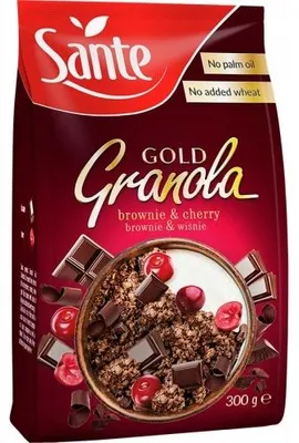 Zdjęcie produktu dla Sante Granola Gold Brownie Wiśnia 300g