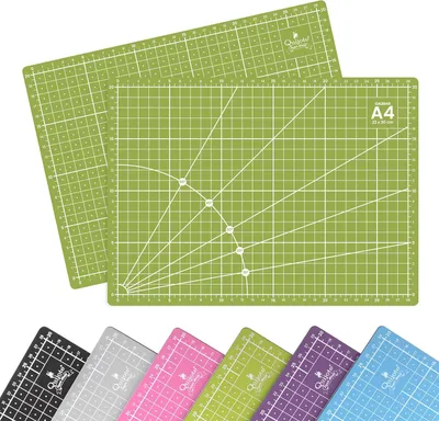 Productafbeelding van QUIJOTE snijmat voor modelbouw, A4 formaat, zelfherstellend, 30x22 cm, dubbelzijdig, groen