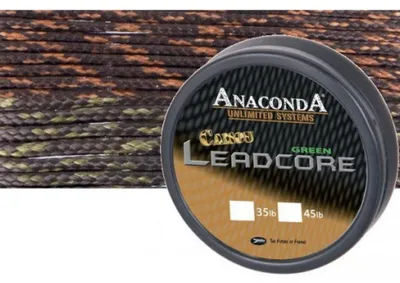 Image de Anaconda Camou Leadcore 10m CB / ligne de frappe / bas de ligne carpe : 45lb