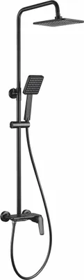 Produktbild von Casa Padrino Luxus Duschgarnitur mit Überkopfbrause und Handbrause H. 83-140 cm