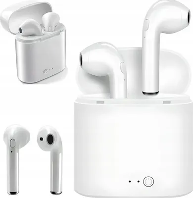 Immagine prodotto di Auricolari Bluetooth i7s TWS wireless con powerbank custodia ricarica 950mAh microfono stereo smartphone