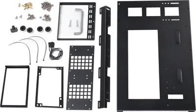 Zdjęcie produktu dla DIY Obudowa na płytę główną Stojak Mocne chłodzenie Stalowa płyta ATX M ATX ITX Obudowa do gier PC Otwarta rama z uchwytem