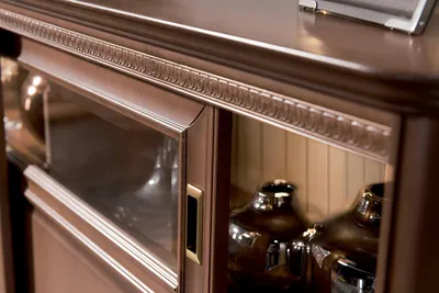 Produktbild von Bücher Regal Anrichte Klassische Möbel Regale Holz Vitrine Schrank